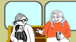 BABY ON BUS